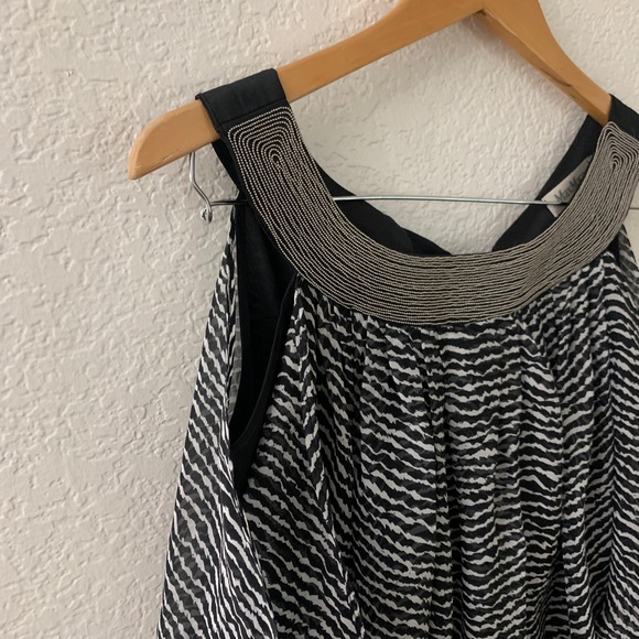 MaxMara Silk Beaded Sleeveless Top - Picture 3 of 8